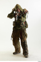  Photos John Hopkins Army Postapocalyptic Suit Poses aiming the gun standing whole body 0001.jpg